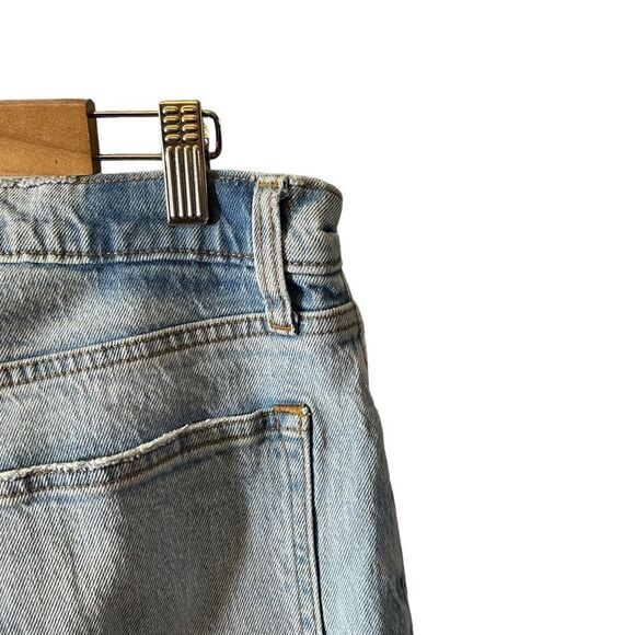 Madewell The Perfect Vintage Distressed Ripped Straight Jeans Size 28 - Picture 5 of 6